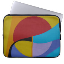 Funda para portátil de arte de laberinto retro con