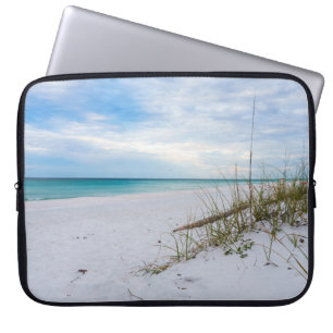 Funda para portátil de avena de mar y playa de are