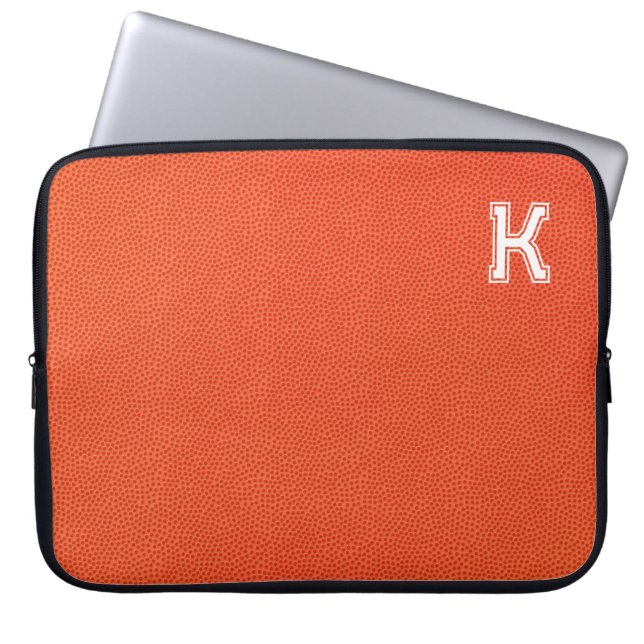 Funda para portátil de baloncesto personalizada (Frente)