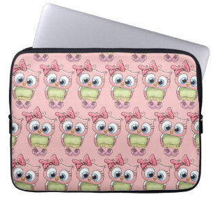 Funda para portátil de búho