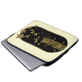 Funda para portátil de caligrafía árabe