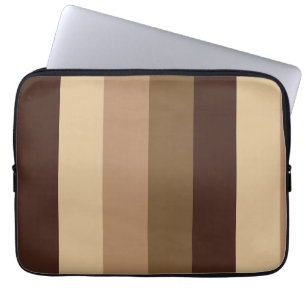 Funda para portátil de chocolate con leche