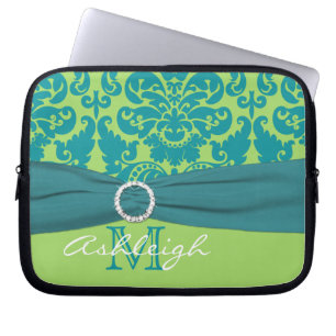 Funda para portátil de cinta de seda falsa de dama
