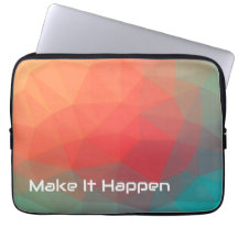 Funda para portátil de cita personalizada abstract