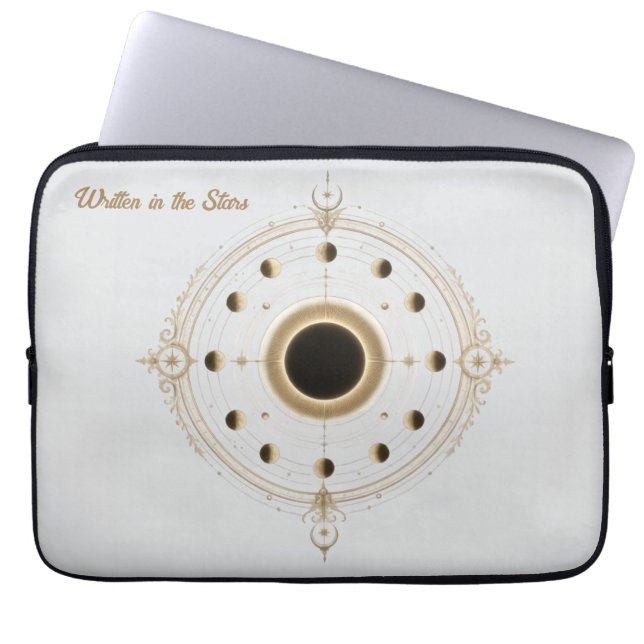 Funda para portátil de Dark Academia (Frente)