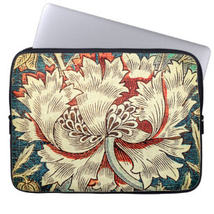 Funda para portátil de elegancia floral vintage