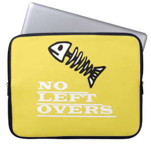 Funda para portátil de esqueleto de pescado sin so