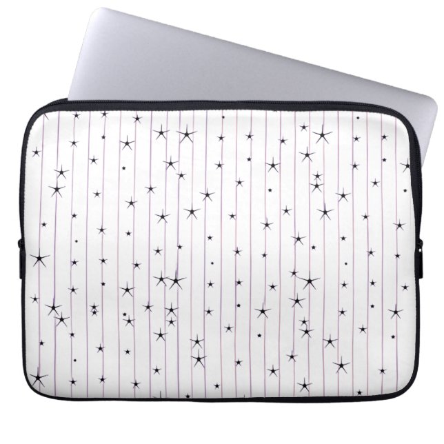 Funda para portátil de estrellas celestes minimali (Frente)