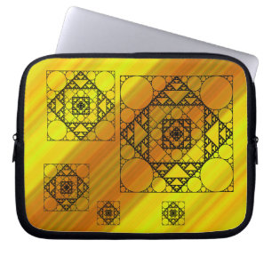 Funda para portátil de geometría fractal
