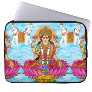 Funda para portátil de la diosa Lakshmi