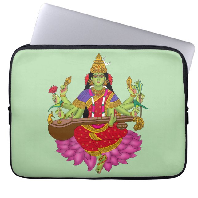 Funda para portátil de la diosa Matangi (Frente)