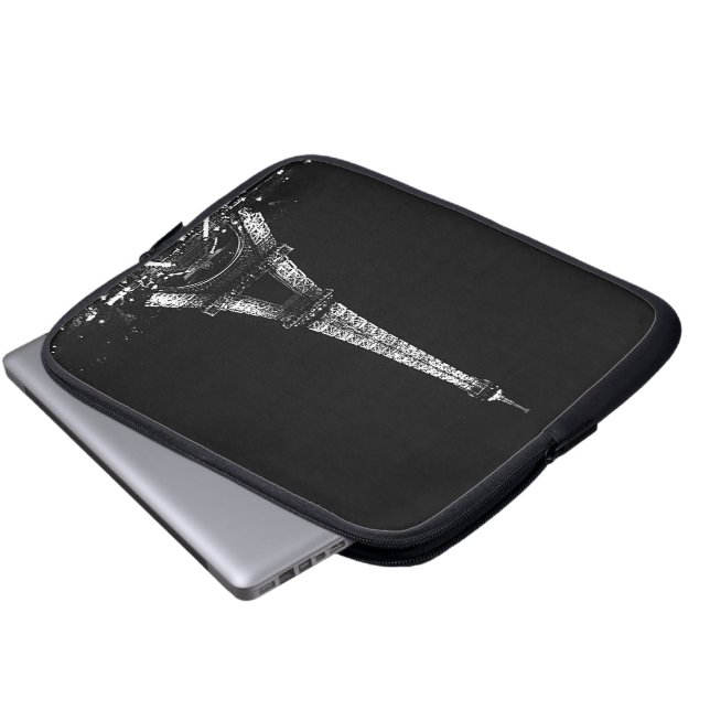 Funda para portátil de la Torre Eiffel (Inferior anverso)