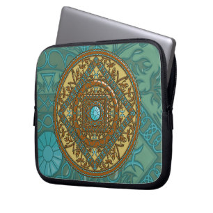 Funda para portátil de Mandala de Piscis