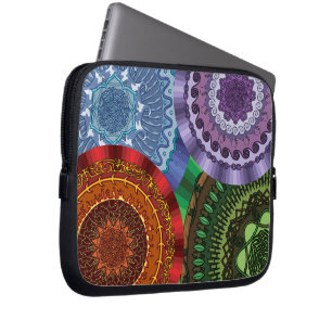 Funda para portátil de Mandalas de los Elementos