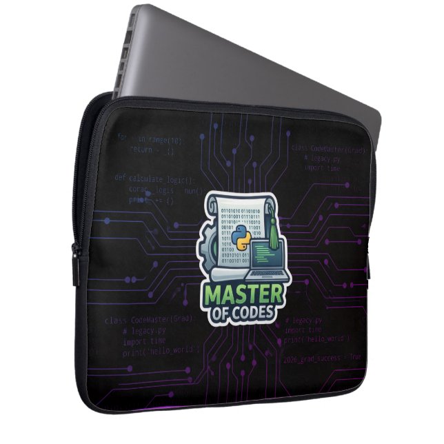 Funda para Portátil de Master of Codes Developer - (Anverso derecho)