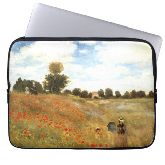 Funda para portátil de Monet "Campo de amapolas en