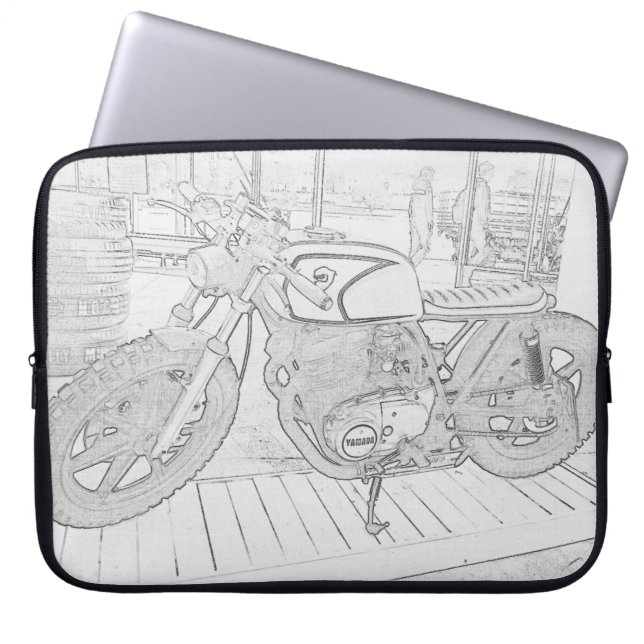 Funda para portátil de motocicleta de motocicleta (Frente)