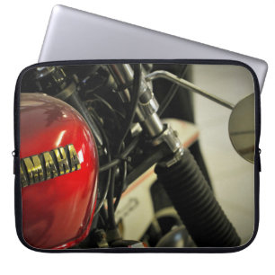 Funda para portátil de motorista en moto de motoci