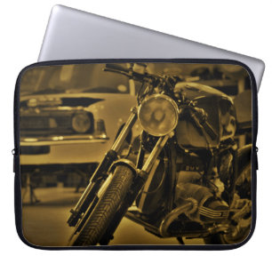 Funda para portátil de motorista en motocicleta