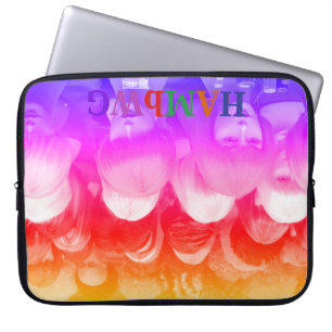 Funda para portátil de neoprene HAMbWG - Pelucas c