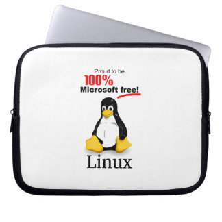Funda para portátil de Neoprene Linux de 10" - Mic