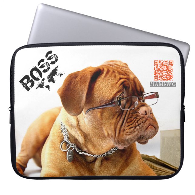 Funda para portátil de neopreno - BOSS HAMbWG (Frente)