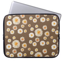 Funda para portátil de neopreno de flores de marga
