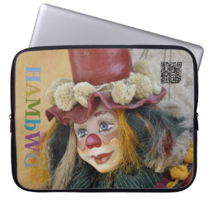 Funda para portátil de neopreno HAMbyWG - Payaso b