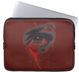 Funda para portátil de ojo abstracto