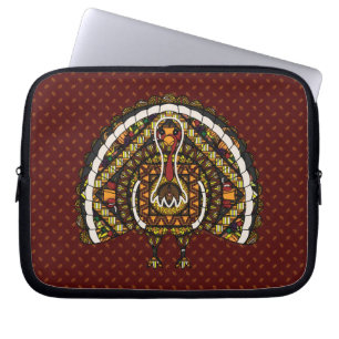 Funda para portátil de pavo de otoño