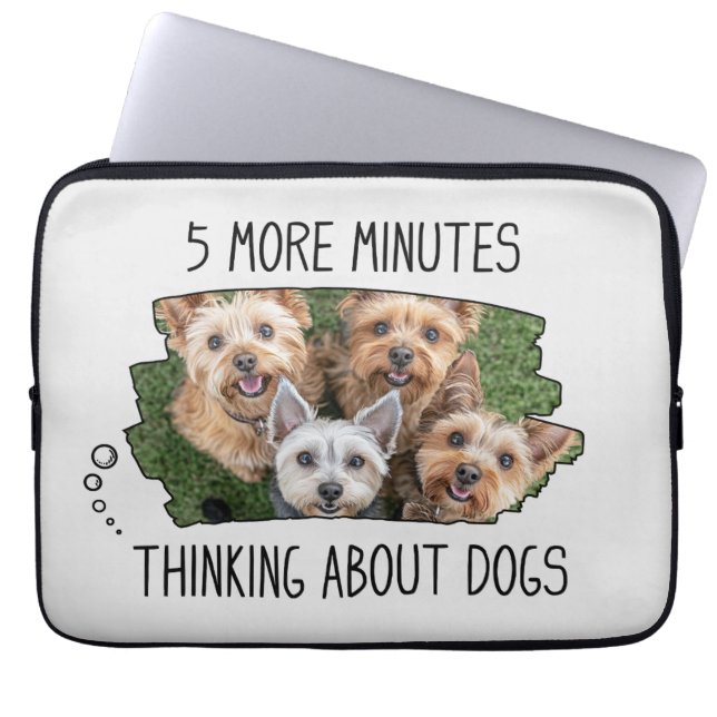 Funda para Portátil de Perros Divertidos (Frente)