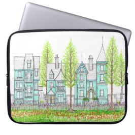 Funda para portátil de piedra marrón