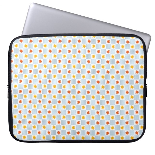 Funda para portátil de raya de explosión de sol a  (Frente)