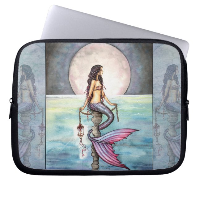 Funda para portátil de sirena del mar encantado (Frente)