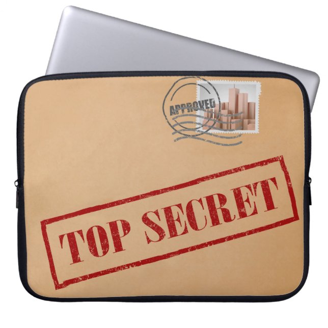 Funda para portátil de sobres secretos superior (Frente)