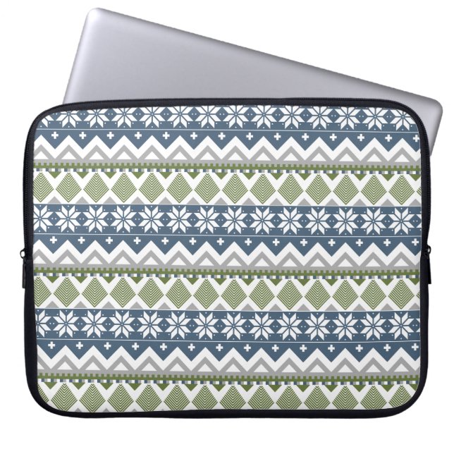 Funda para portátil de suéter de invierno (Frente)