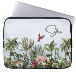 Funda para portátil de vida silvestre de la selva