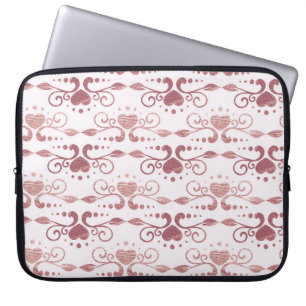 Funda Para Portátil Decoración Art Deco, tapicería vintage y elegante.