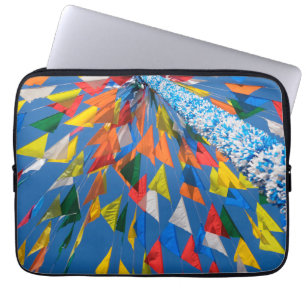 Funda Para Portátil Decoración de banderas triangulares