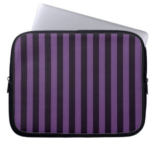 Funda Para Portátil Decoración de rayas verticales púrpuras