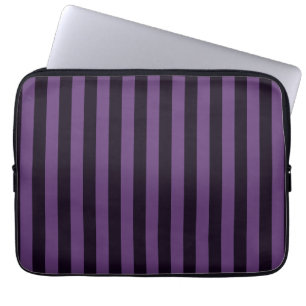 Funda Para Portátil Decoración de rayas verticales púrpuras