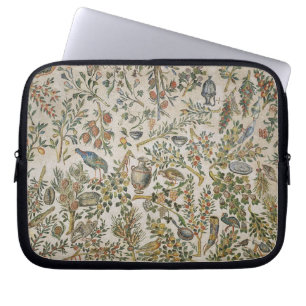 Funda Para Portátil Decoración del techo con las flores y los pájaro
