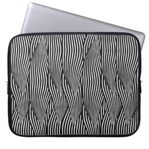 Funda Para Portátil Decorativo ornamental de ondas de patrón sin costu