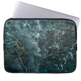 Funda Para Portátil Deep Ocean Rock Texture