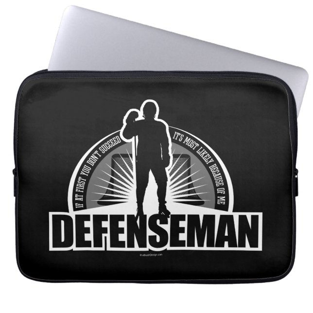 Funda Para Portátil Defensor de hockey (Frente)
