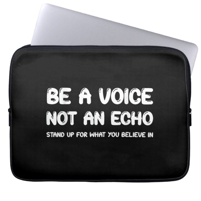 Funda Para Portátil Defiende lo que crees (Frente)