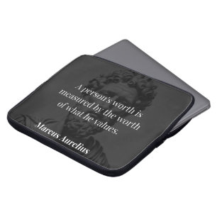 Funda Para Portátil Definición de Valor: Marcus Aurelius en Valores