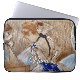 Funda Para Portátil Degas Bailarina con lazo azul 
