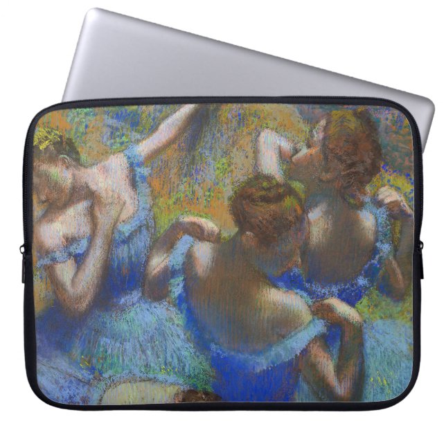 Funda Para Portátil Degas Blue Dancers Pastel Fine Art Masterpiece (Frente)