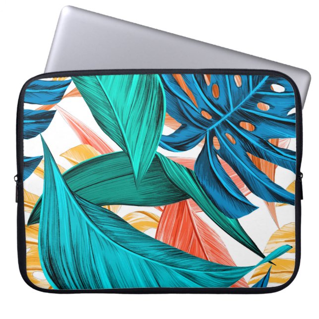 Funda Para Portátil Deja exótico verano tropical (Frente)